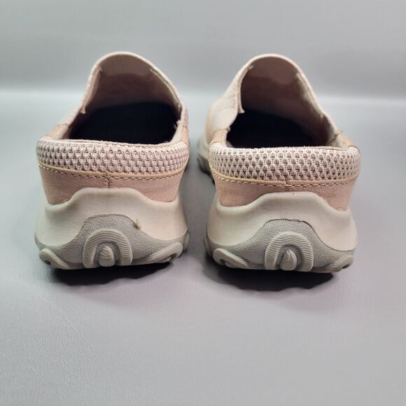 Earth Origins Suede & Knit Trail Clogs Talin Dusty Pink Size 7 - Picture 6 of 8